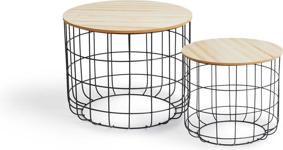 Verstelbare C-vorm Bijzettafel Bamboe - 360° Draaibaar Voor Bank, Bed En Sofa (Zwart)